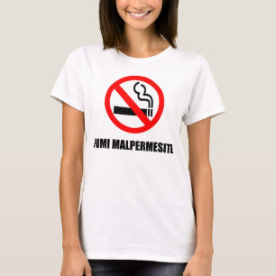 Camiseta no smoking