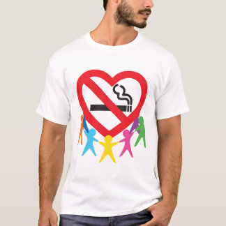 Camiseta No-smoking heart T