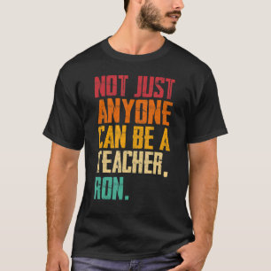 Camiseta No Solo Cualquiera Puede Ser Un Taller De Ron Appa