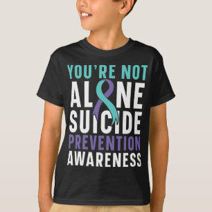 Camiseta No solo Depresión Prevención del suicidio Concienc