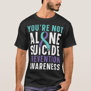 Camiseta No solo Depresión Prevención del suicidio Concienc