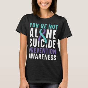 Camiseta No solo Depresión Prevención del suicidio Concienc