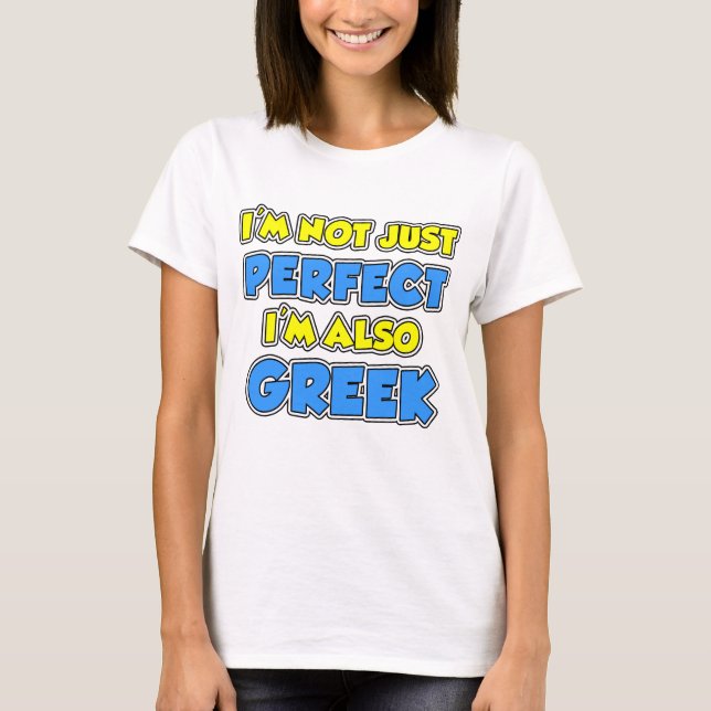 Camiseta No sólo el griego perfecto (Anverso)