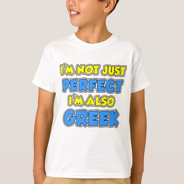 Camiseta No sólo el griego perfecto (Anverso)