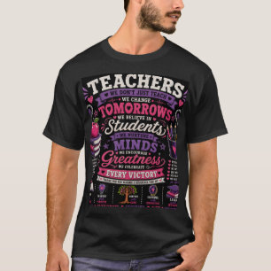 CAMISETA NO SOLO ENSEÑAMOS, CAMBIAMOS LOS MAÑANAS