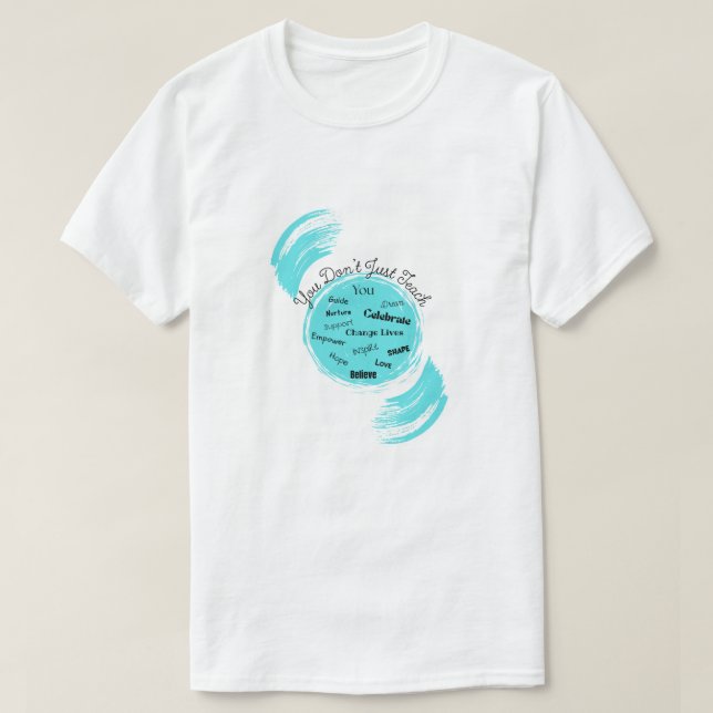 Camiseta No sólo enseñas (Diseño del anverso)
