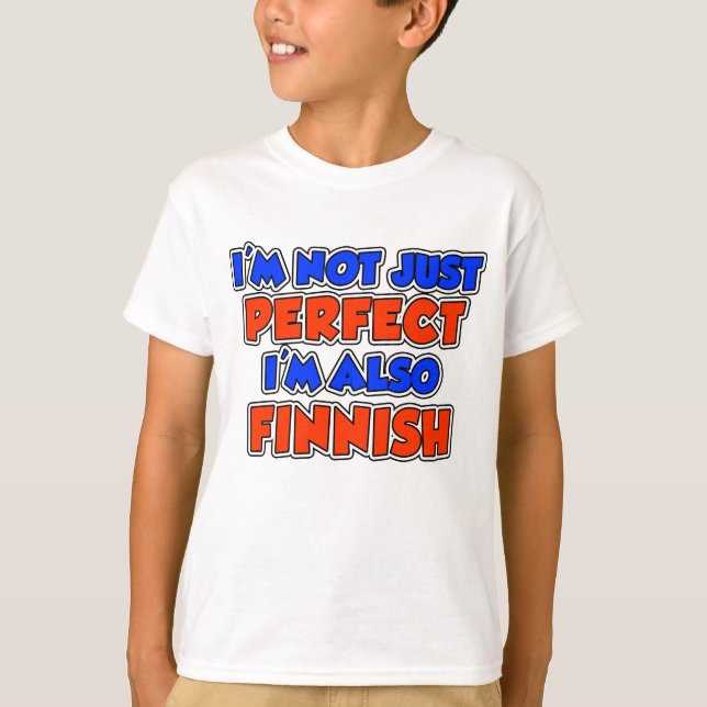 Camiseta No sólo finlandés perfecto (Anverso)