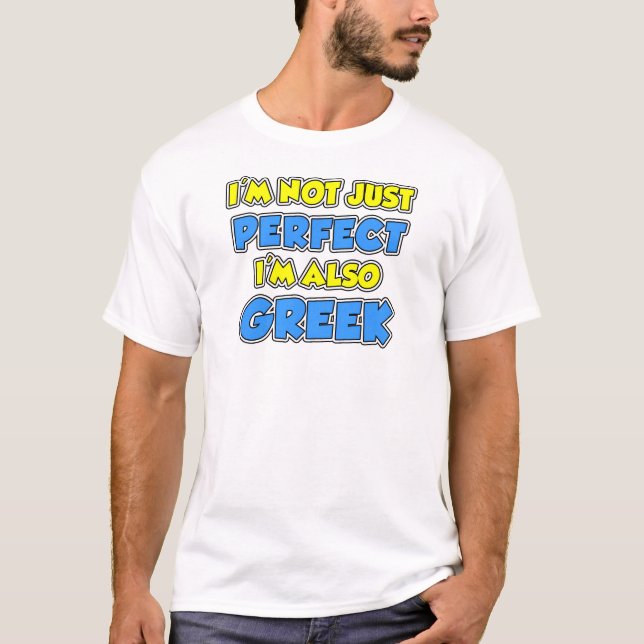 Camiseta No solo griego perfecto (Anverso)