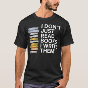 Camiseta No Solo Leo Libros Los Escribo Autor Escritor