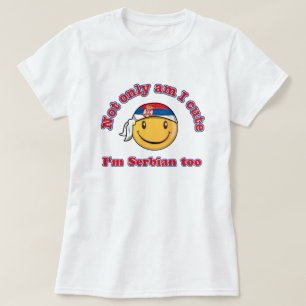 Camiseta ¡No sólo lindo soy servio también!