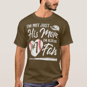 Camiseta No Solo Mi Mamá Soy Su Fan Número Uno De Béisbol