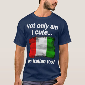 Camiseta No sólo soy amable con mi italiano también