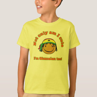 Camiseta No sólo soy lindo yo soy ghanés también
