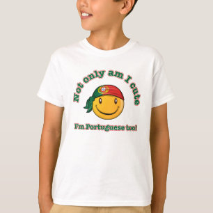 Camiseta No sólo soy lindo, yo soy portugués también