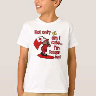 Camiseta No sólo soy lindo yo soy tongano también