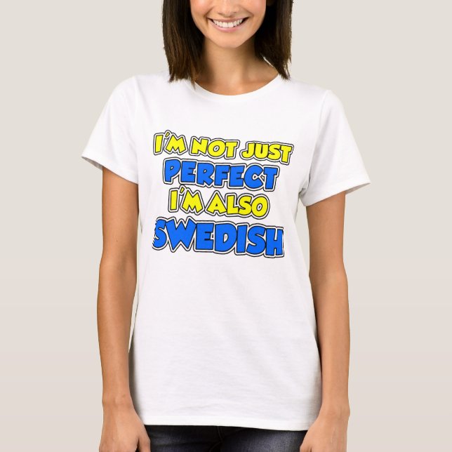 Camiseta No sólo sueco perfecto (Anverso)
