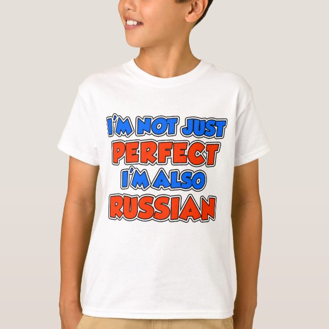 Camiseta No sólo un ruso perfecto (Anverso)
