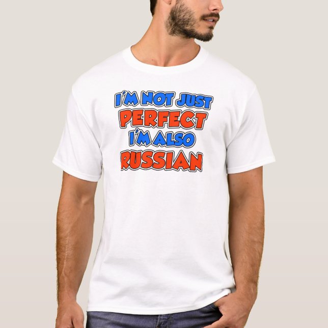 Camiseta No sólo un ruso perfecto (Anverso)