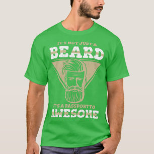 Camiseta No Sólo Una Barba Es Una Contraseña Para Impresion