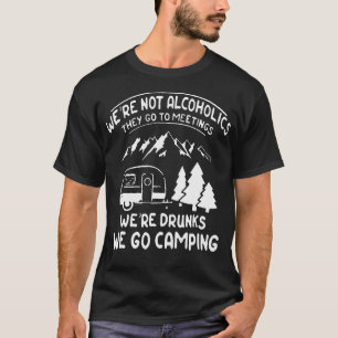 Camiseta No Somos Alcohólicos sino Que Van A Reuniones Borr