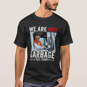 Camiseta No Somos Basura Vota Trump 2024 Soporte a Trump