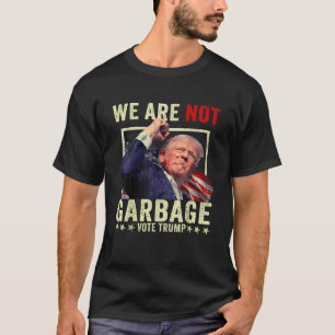 Camiseta No Somos Basura VoteTrump 2024 Soporte a Trump