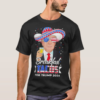 Camiseta No somos Tacos Bandera Americana Divertido Trump M