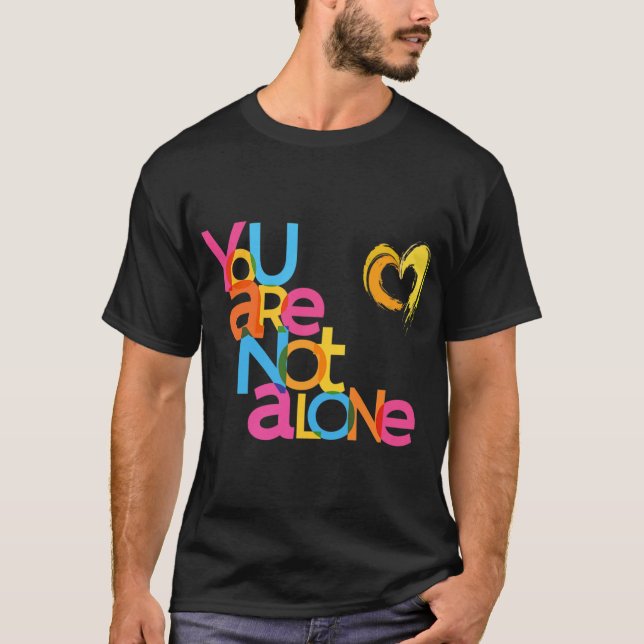 Camiseta No son los únicos conscientes de la salud mental (Anverso)