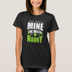 Camiseta No Son Míos Soy La Niñera Canguro Niño C