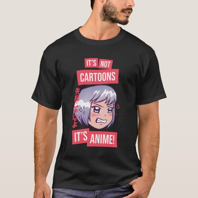 Camiseta No Son Personalizados, Es Anime L Gracioso Chica A (Anverso)