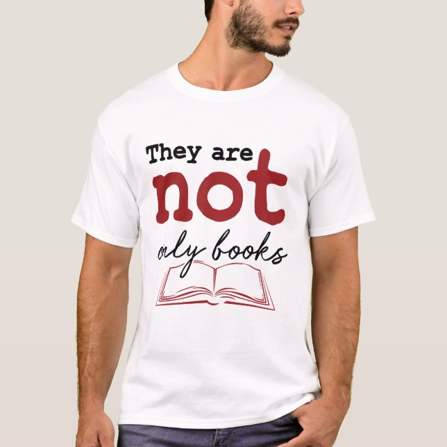 Camiseta No son sólo libros Bookworm Leading Lover (Anverso)