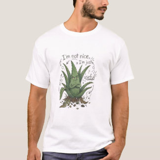 Camiseta No Soy Amable, Soy Útil – Humor Divertido de Plant