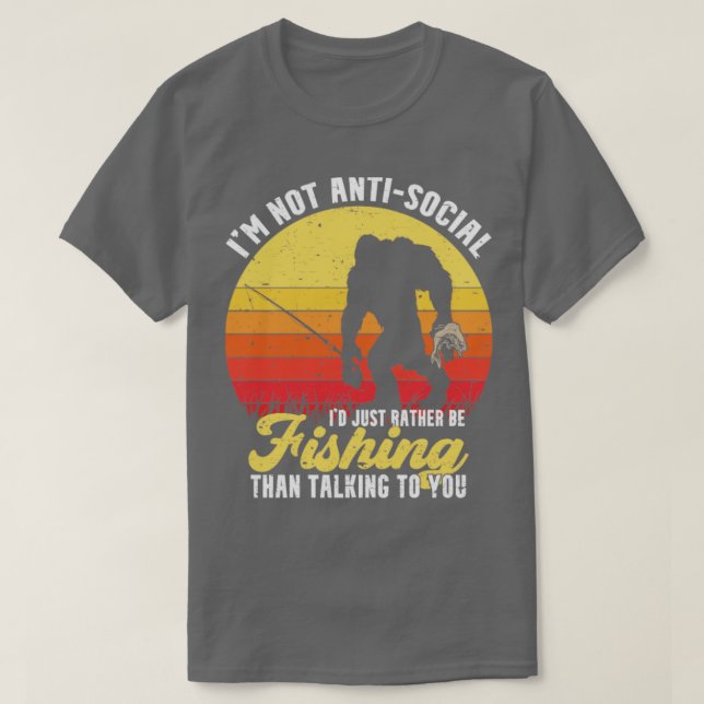 Camiseta No Soy Anti-Social Id Simplemente Prefiero Estar P (Diseño del anverso)