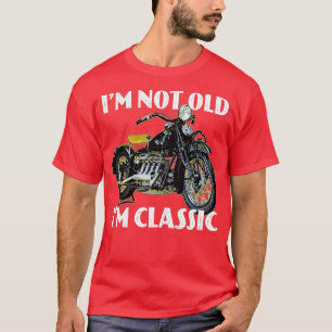 Camiseta No Soy Antiguo Im Classic Vintage Motorcycle Retro