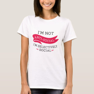 Camiseta No Soy Antisocial