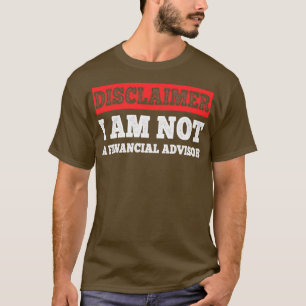 Camiseta No Soy Asesor Financiero 1