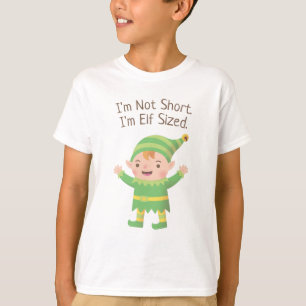 Camiseta No soy bajo, soy de tamaño elfo Divertido