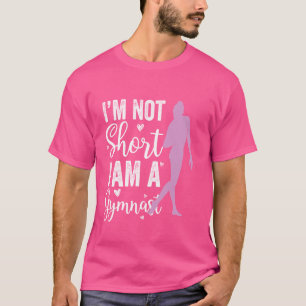 Camiseta No soy bajo, soy gimnasta, divertido entrenador de