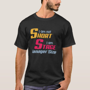 Camiseta No Soy Bajo Soy Tamaño De Gerente De Escena Musica
