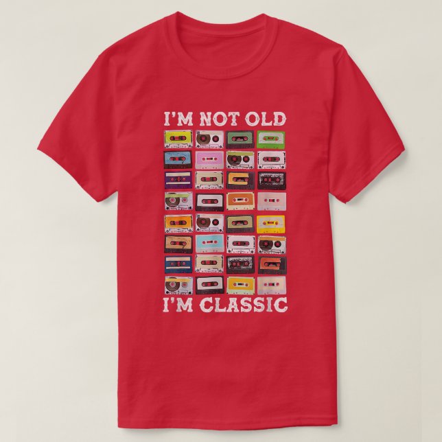 Camiseta No soy Cassette Viejo Tapes Mitapes Soy Classic 19 (Diseño del anverso)