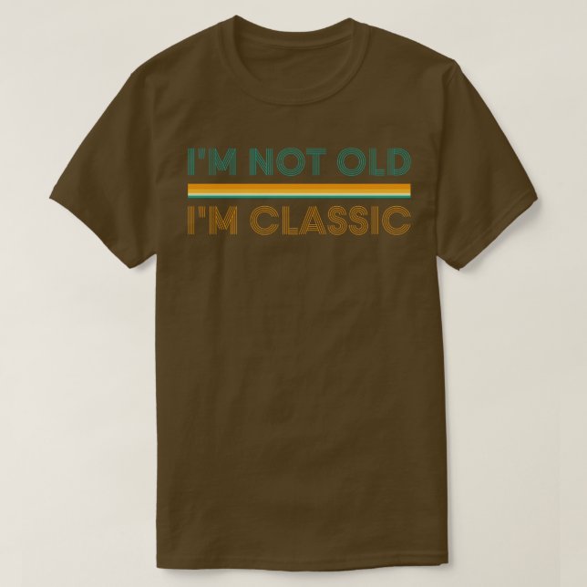 Camiseta No Soy Clásico De Im 1 (Diseño del anverso)