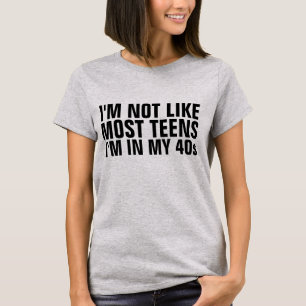 CAMISETA NO SOY COMO LA MAYORÍA DE LOS ADOLESCENTES, EN MI