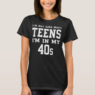 Camiseta No soy como la mayoría de los adolescentes que est