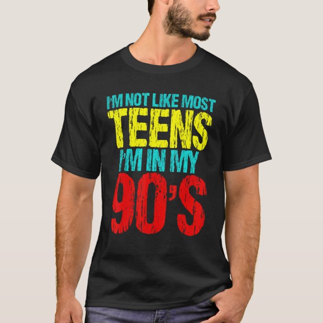 Camiseta No soy como la mayoría de los adolescentes que soy (Anverso)