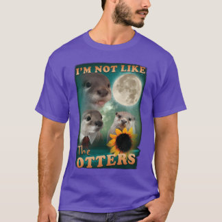 Camiseta no soy como las nutrias divertidos regalos de Meme