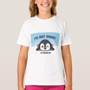 Camiseta No soy corta, soy pingüino Cute Funny Pengui