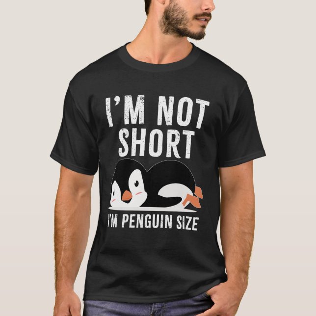 Camiseta No soy corta, soy pingüino de pingüino (Anverso)