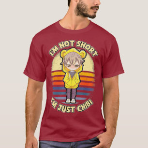 Camiseta No Soy Corto Sólo Chibi Kawaii Anime Lover