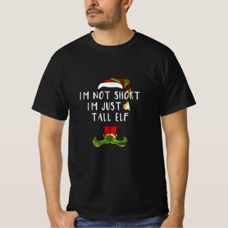 Camiseta no soy corto, solo soy alto Elf Funny Navidades