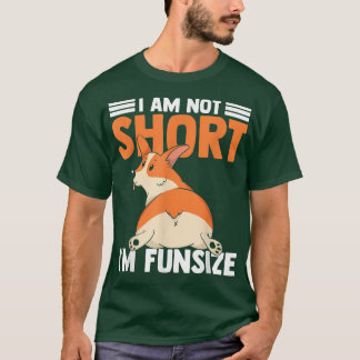 Camiseta No Soy Corto, Soy Divertido Perro Corgi
